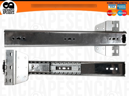 Imagen 5 de 5 de Riel Mueble Corredera Archivo Puerta Arriba 35cm (iva Inclu)