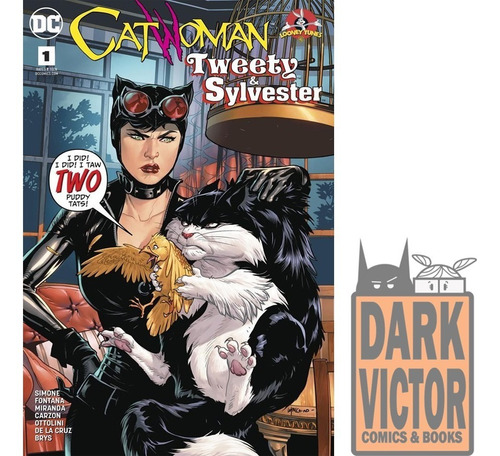 Catwoman Tweety & Sylvester Dc Vs Looney Tunes Ingles Stock