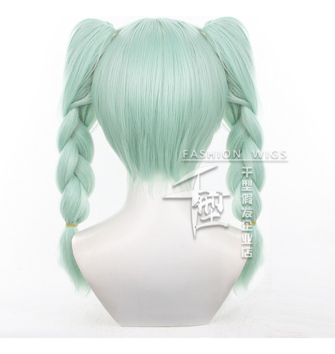 Anime Vocaloid Miku Hatsune Cosplay Peluca Pelo Halloween