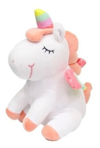 Imagen 1 de 1 de Peluche Unicornio Sentado 25 Cm