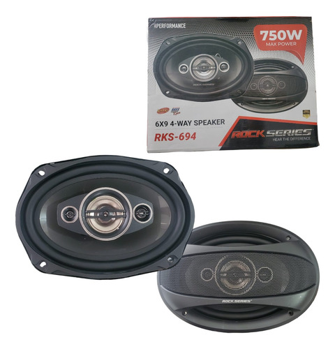 Bocinas Rock Series Rks-694 60w / 240w 4 Vias 6x9 PuLG