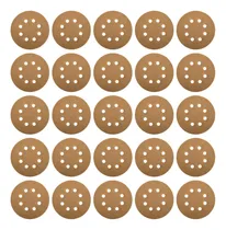 Comprar Kit De 25 Lijas De Disco 5¨ Grano 400 Para Lijadora Orbital