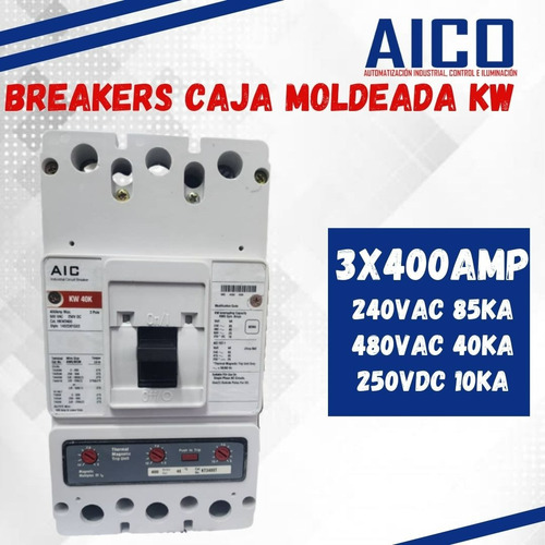 Breaker Industrial Tipo Kd 3*400amp 690v Aic