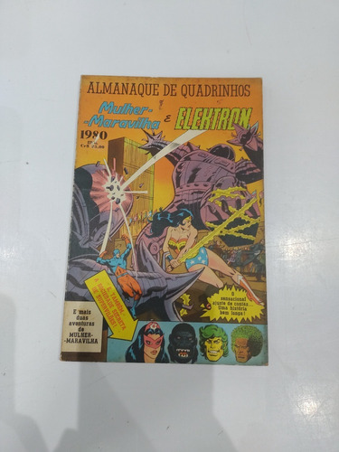 Almanaque De Quadrinhos Mulher Maravilha E Eletron 1980 Ebal