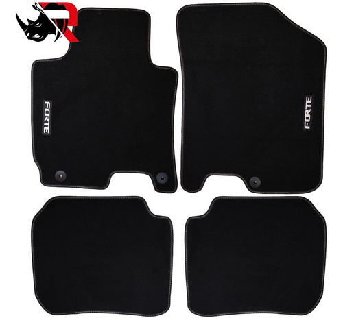 Imagen 5 de 5 de Tapete De Alfombra Automotriz Compatible Con Forte Kia