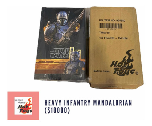 Imagen 1 de 1 de Hot Toys Heavy Infantry Mandalorian Fpx 1/6