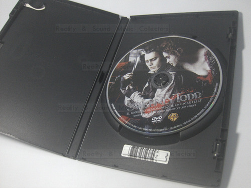 Sweeney Todd El Barbero Demoniaco De La Calle Fleet Dvd (Usado)