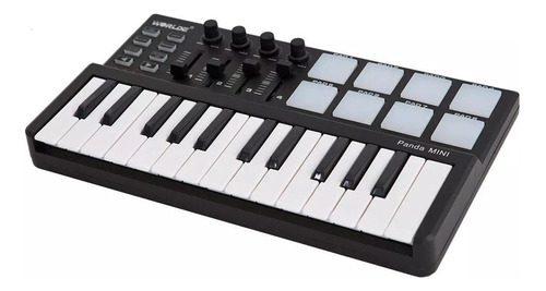 Controlador Midi Teclado De 25 Teclas Midi Pad Usb Portátil