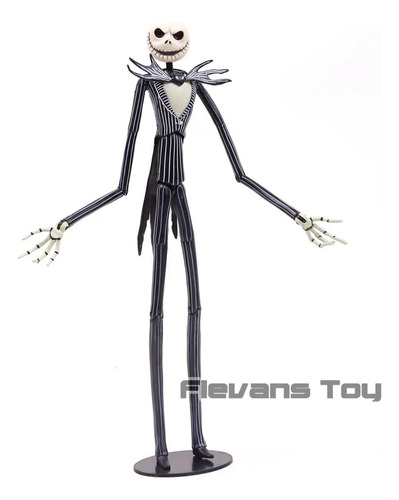 Figura De Acción De Jack Skellington Con Cabeza Intercambiab
