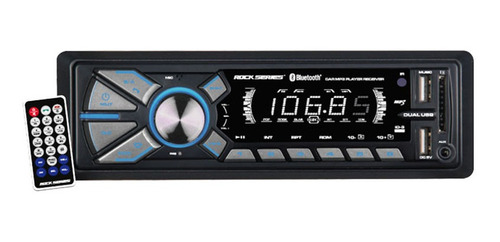 Autoestéreo Rock Series Rks-375bt Bluetooth Usb Aux Control 