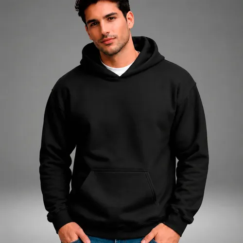 Moletom Liso Masculino E Feminino Blusa De Frio Canguru
