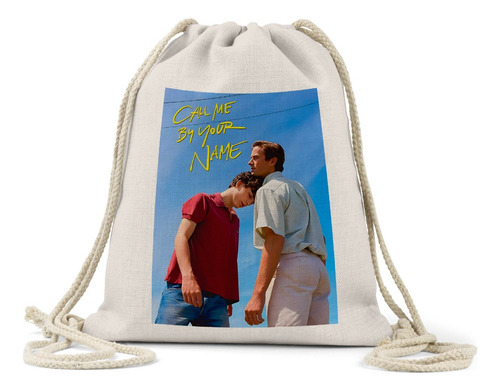 Mochila Call Me By Your Name Beige Ilustrado