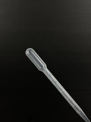 Pipeta Pasteur De Plástico De 3 Ml: 100 Unidades Para Labora