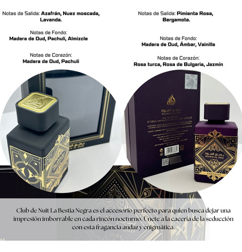 Pack Lattafa Oud Of Glory + Amethyst 100ml Bade'e Al Oud