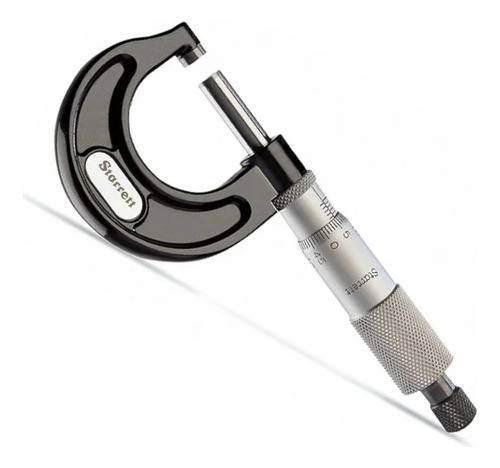 Micrometro Externo 4-5 X 0,001 Com Trava Starrett Máximo Comprimento Medido 5 Mínimo Comprimento Medido 4