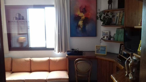 Imagem 13 de 19 de Apartamento À Venda, Campo Belo, Edifício Solar Dos Bandeirantes, Rua Barão De Jaceguai 1414, 4 Dormitórios, 2 Suítes, 1 Banheiro, 220 M², São Paulo. - Ap1103