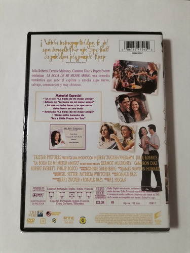 Dvd - La Boda De Mi Mejor Amigo