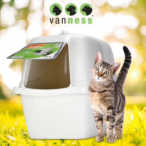 Arenero Para Gato Van Ness Cubierto Con Puerta 49x37x43