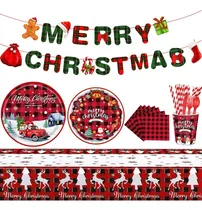 Comprar 194 Piezas Juego De Vajilla Para Navidad Fiesta, Severs 24