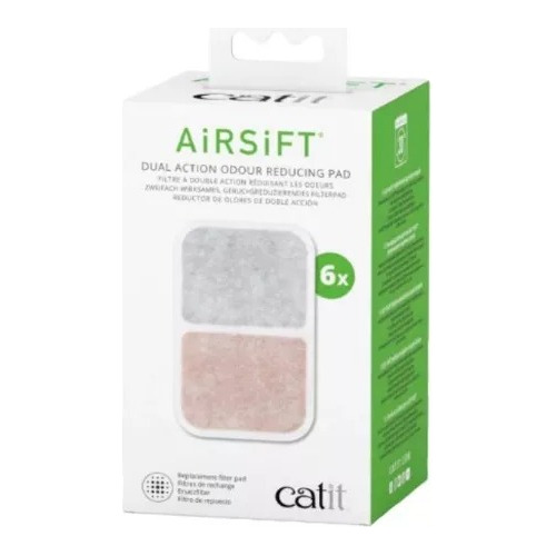 Filtro Catit Airsift Para Litera Anti Olor X 6 Unidades 