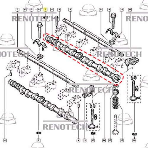 Comando Valvula Escape Master 2.5 16v G9u 04 A 13 8200019183