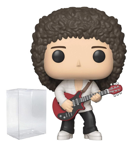 Figura Pop Reina - Brian May Con Protector De Caja