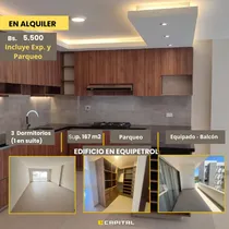 Comprar Departamento - 3 Dormitorios En Equipetrol