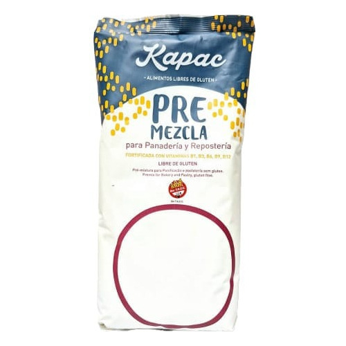 Premezcla Kapac 500 Grs X 6 Unidades Sin Tacc 