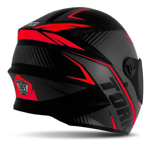 Capacete Moto Fechado R8 Viseira Fumê Pro Tork Tamanho Do Capacete 56 Cor Vermelho