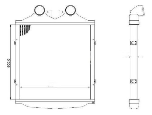 Intercooler Mercedes Benz 1728 Frontal