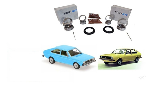 Imagem 8 de 10 de Par Kit De Rolamento De Roda Traseira Vw Gol 1980 Até 2012
