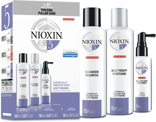 Kit Nioxin System 5(3 Productos) Sh 150+cond 150+tratamiento
