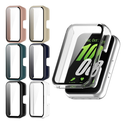 6 Funda De Pc Mica Cristal Para Samsung Galaxy Fit 3