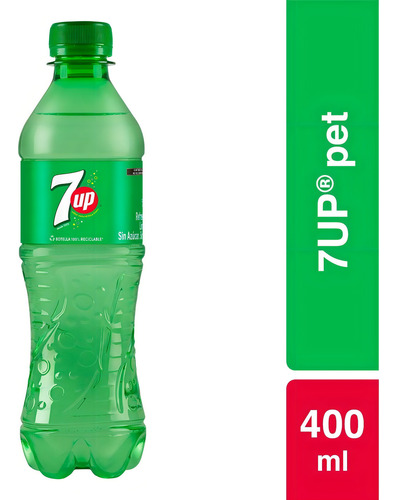 Refresco 7 Up Lima Limón Sin Calorías 400ml