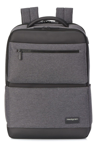 Hedgren Mochila Para Portatil Rfid De 15,6  Script, Gris Con