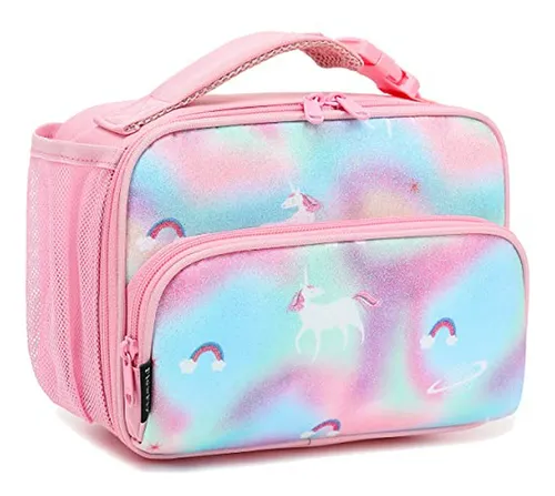 Lonchera Térmica Flowfly Para Niños Con Diseño De Unicornio