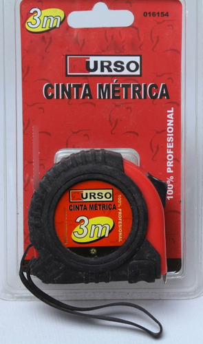 Cinta Metrica Urso De 3 Metros Cm Con Freno  Plast/goma