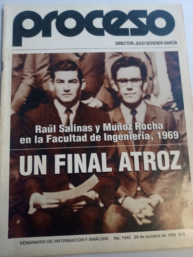 Revista Proceso Octubre 1996 Diputado Muñoz Rocha