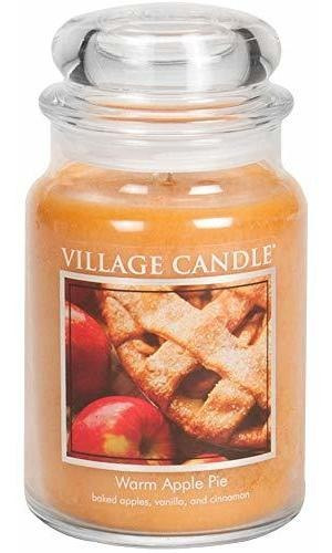 Vela Aromatica Parafina Village Candle Warm Apple Pie Marrón