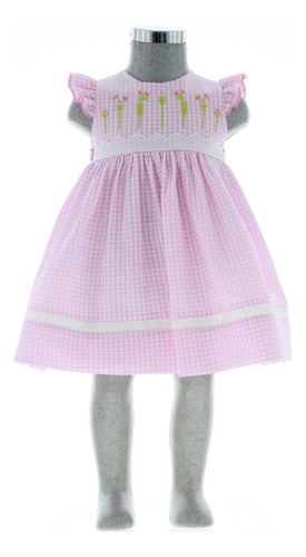 Vestido Para Niña Pequeña Bebe Rosa 3477 1 A 5 Años