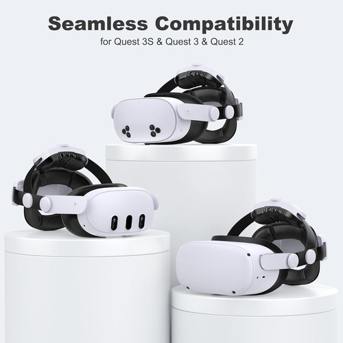 Kawaye For Meta Quest 3s/3/quest 2 Head Strap With 7500ma...