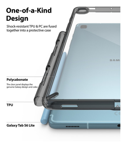 Imagen 6 de 6 de Funda Samsung Galaxy Tab S6 Lite Fusion Anti Golpes