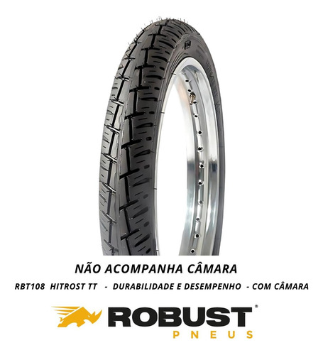Pneu Moto Robust Aro 18 Hitrost 90/90 -18 57p Tt Traseiro
