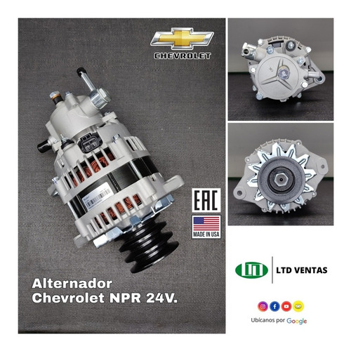 Alternador Chevrolet Npr 24v.