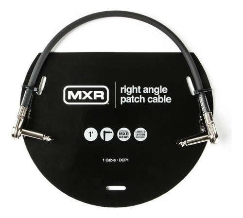 Cable Dunlop Mxr Parcheo 0.3m Angulado/angulado Dcp1 Patch