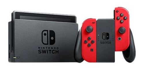Nintendo Switch 32GB Super Mario Odyssey Edition color rojo y negro