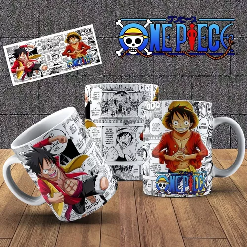 Caneca Anime One Piece Personagens