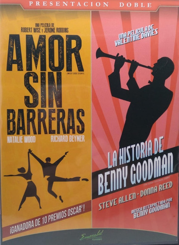 Amor Sin Barreras La Historia De Benny Goodman Dvd Original 