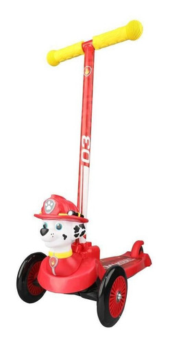 Scooter Vivitar 3d Paw Patrol Marshall +3 Años Rojo/amarillo