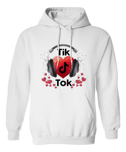 Sudadera Con Gorro Musica De Corazon Tiktok